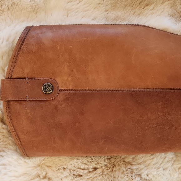 Vince Camuto knee high leather riding boots in camel - Picture 7 of 15